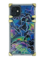 swirl square iphone case