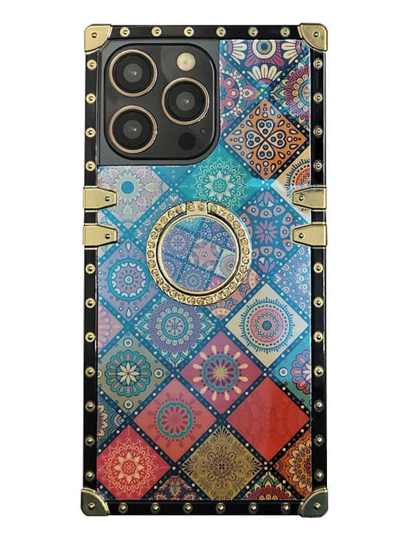 iPhoneアクセサリー Riu  Quilting iPhone case purity-iphone-case-pink-