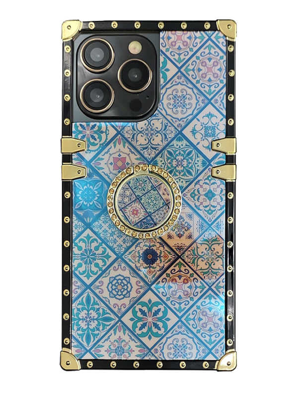 mystery style square iphone case