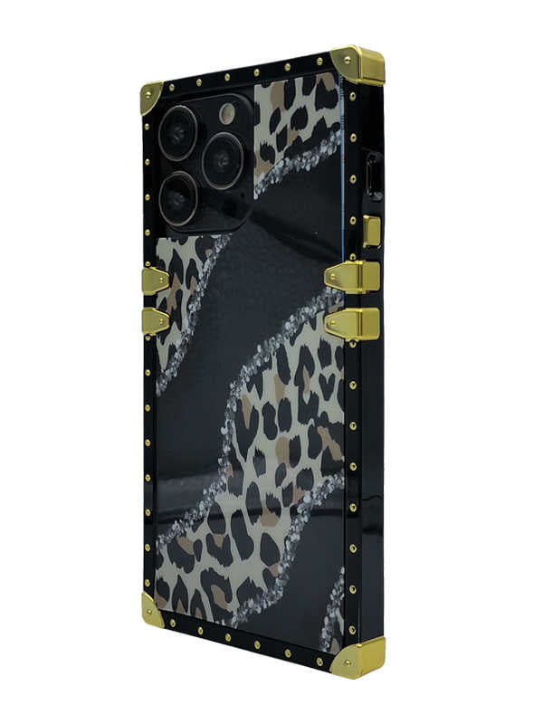 Fragmentary Leopard Square iPhone Case