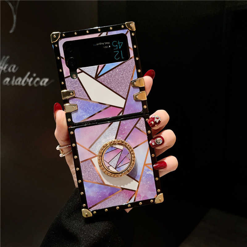 marble galaxy z flip 4 case