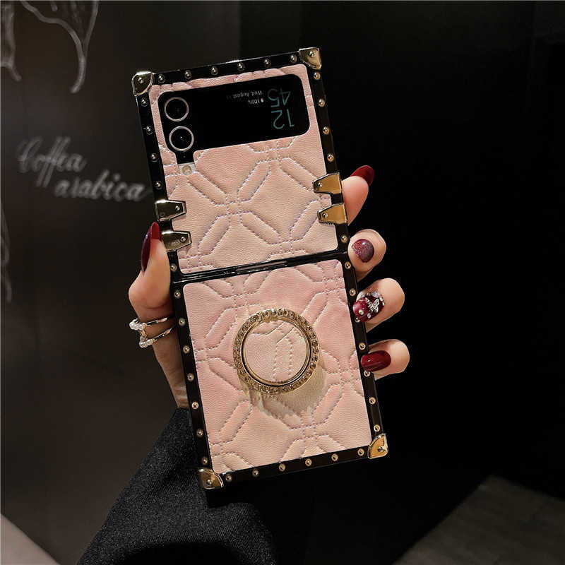 stitch pattern z flip phone case