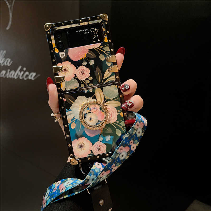 blossom floral z flip 3 case