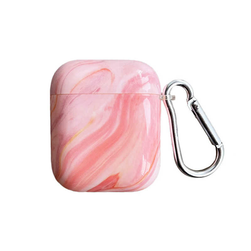 Pink Marble AirPods Case