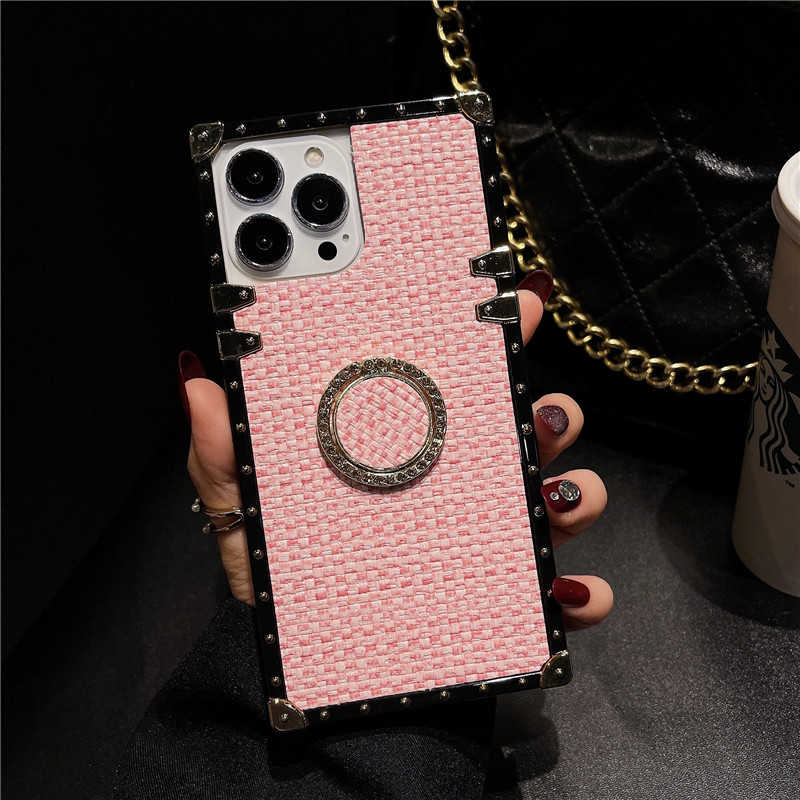 tweed iphone case with ring