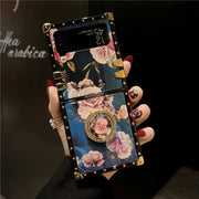 peony flowers z flip phone case