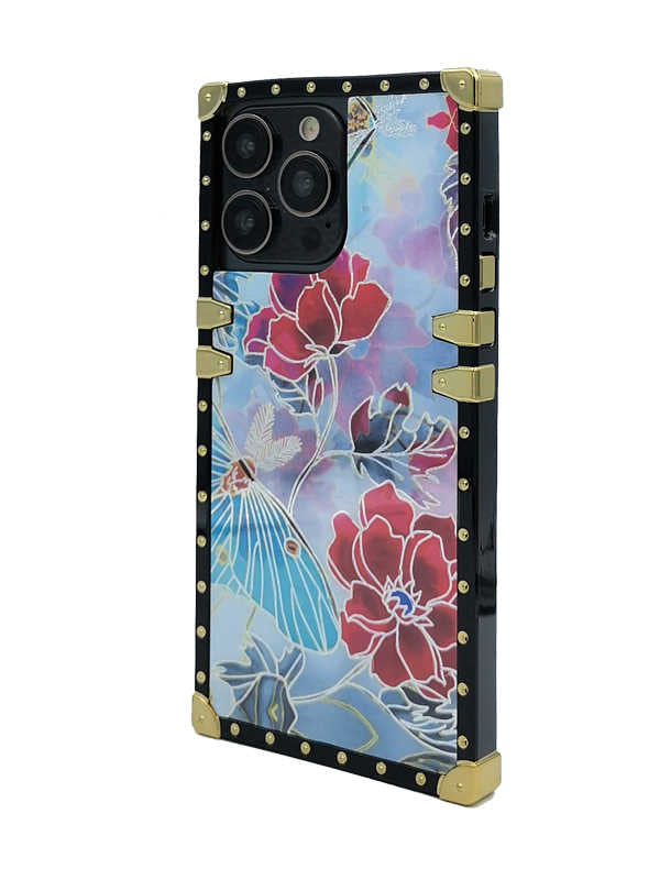 Red Blossom iPhone Case with Ring