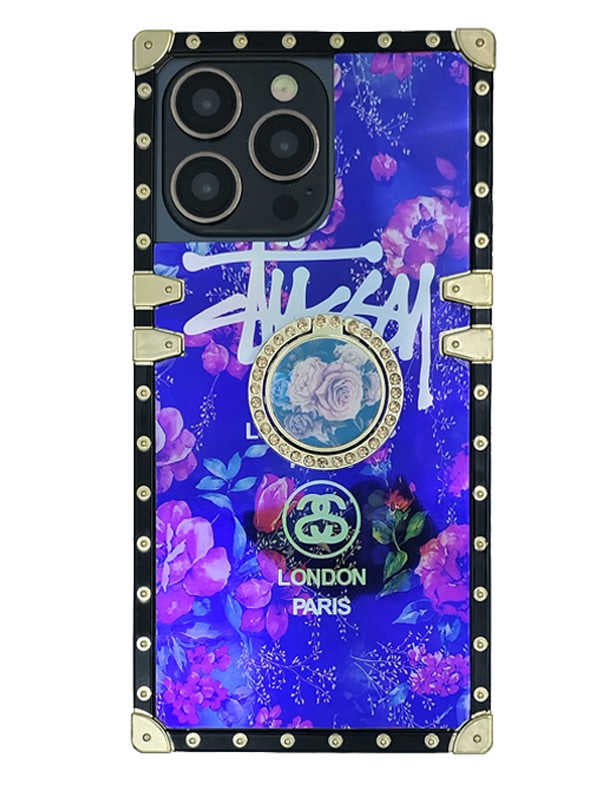 Cities Floral Square iPhone Case