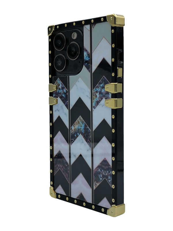 Stria Dolomite Marble iPhone Case with Ring