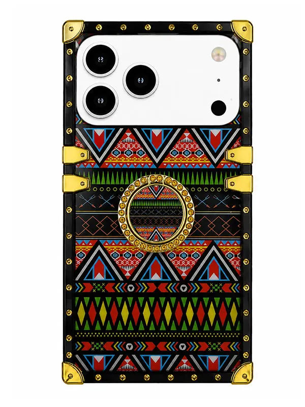 Bohemian style square iphone case