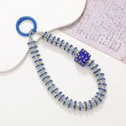 Royalblue phone charm with cube