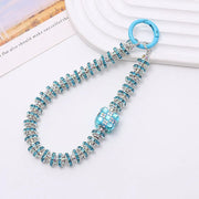 Royalblue phone charm with cube