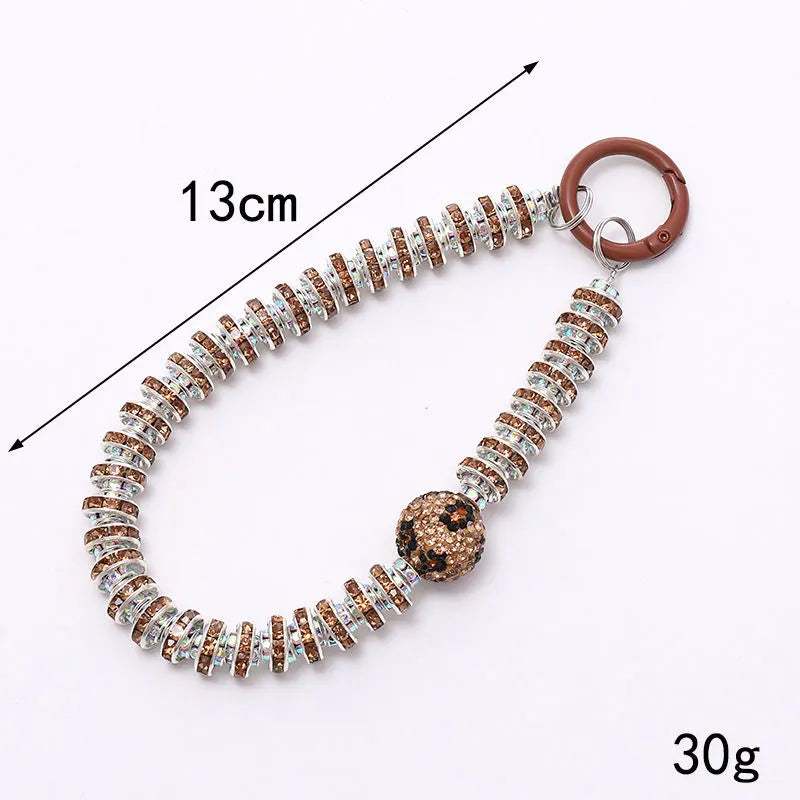 coffee phone charm with ball