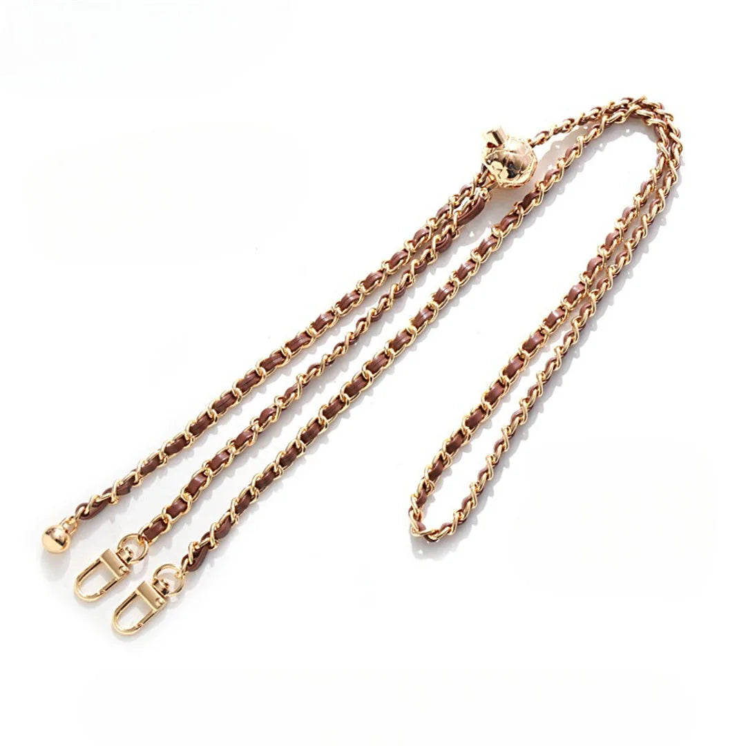 coffee crossbody phone strap on a white background