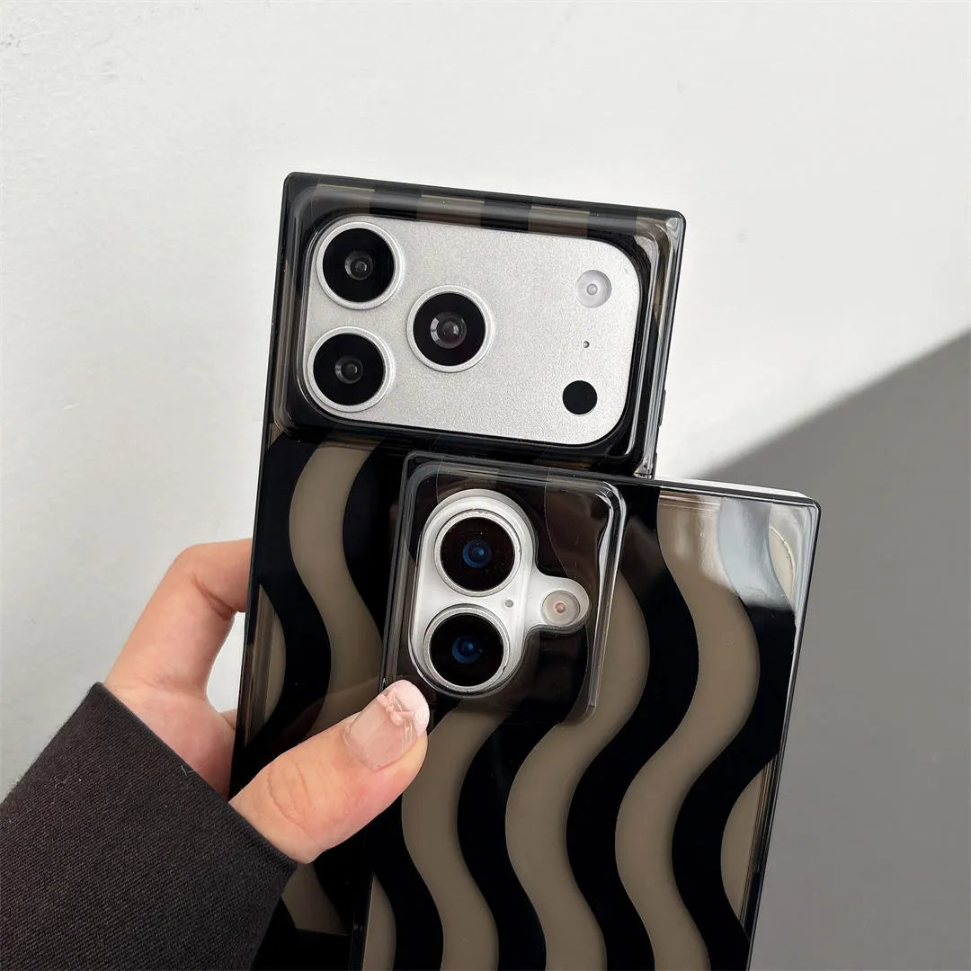 smoky wave iphone case