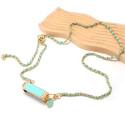 blue crossbody phone strap with phone holder