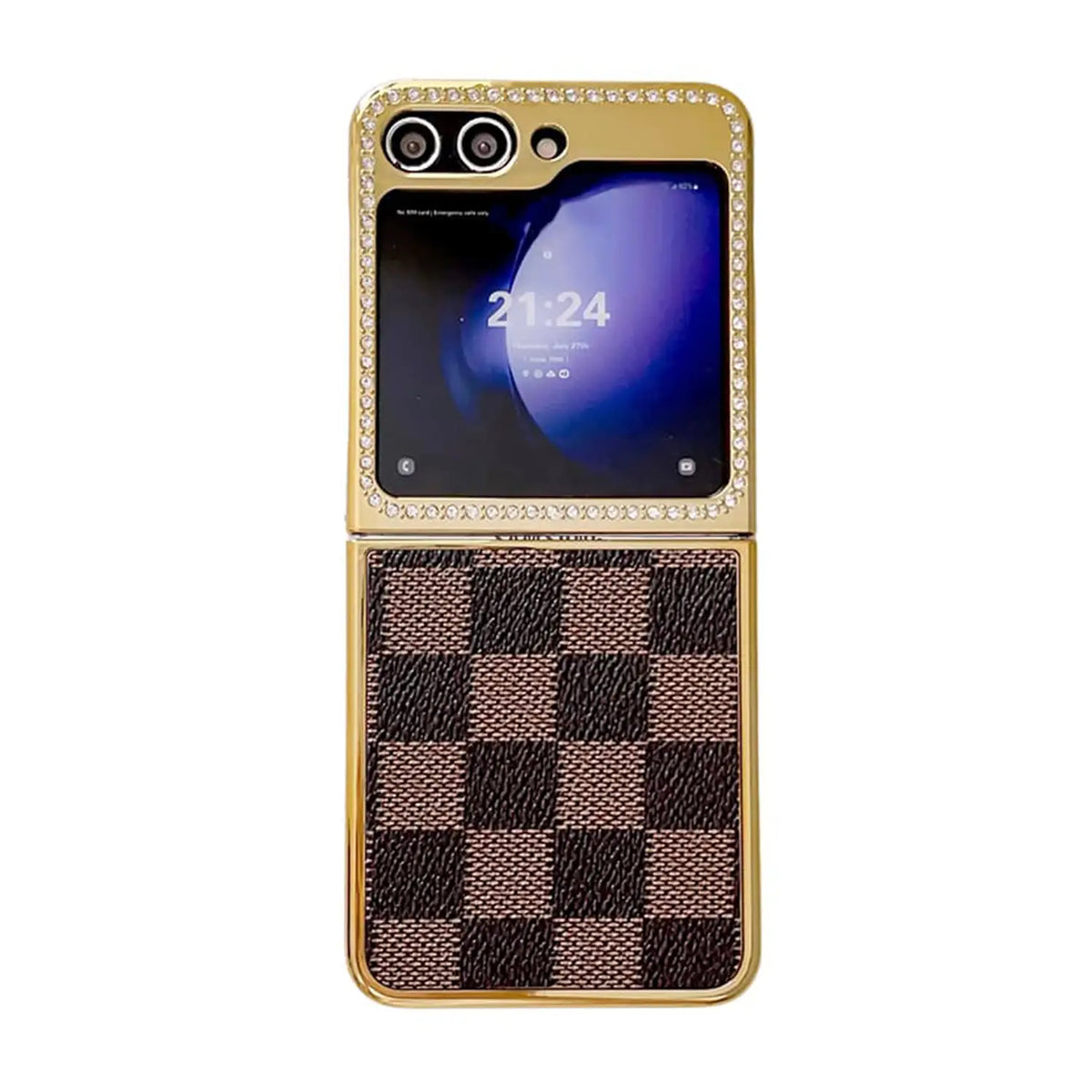 checkered Z Flip 5 phone case