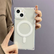 transparent square iphone case