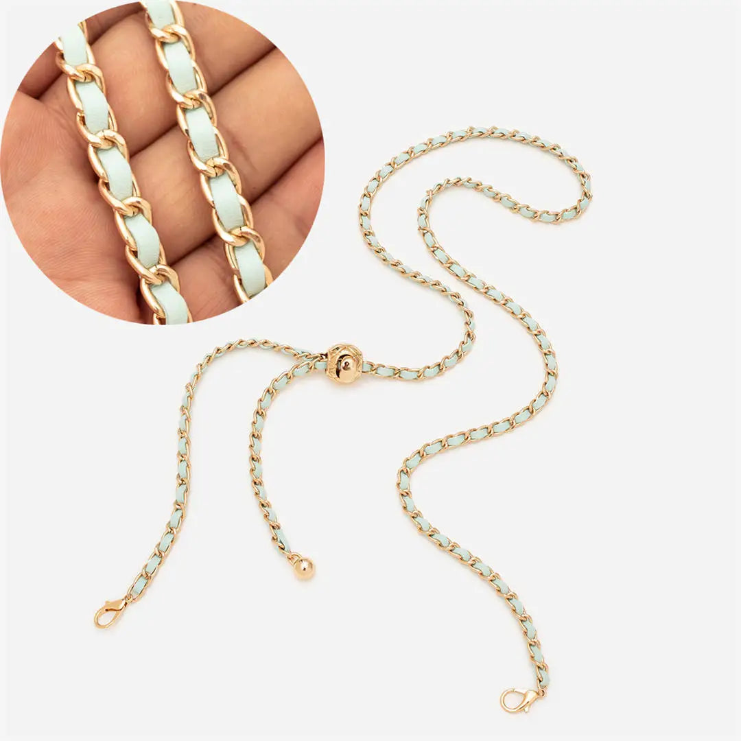 L'Appartement Phone Strap Gold Chain B完売 Adjustable Cross-body Phone Strap Chain