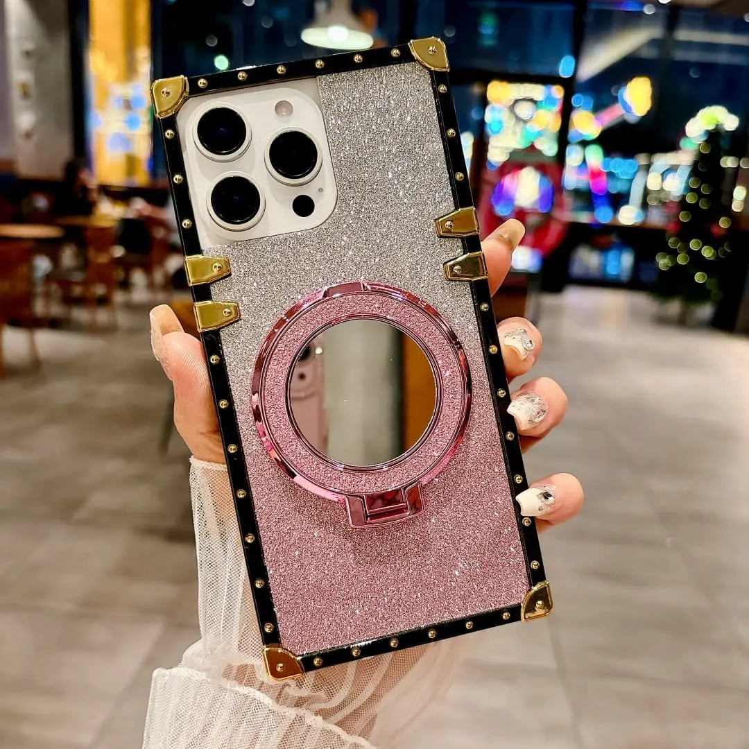 iPhone case with mirror