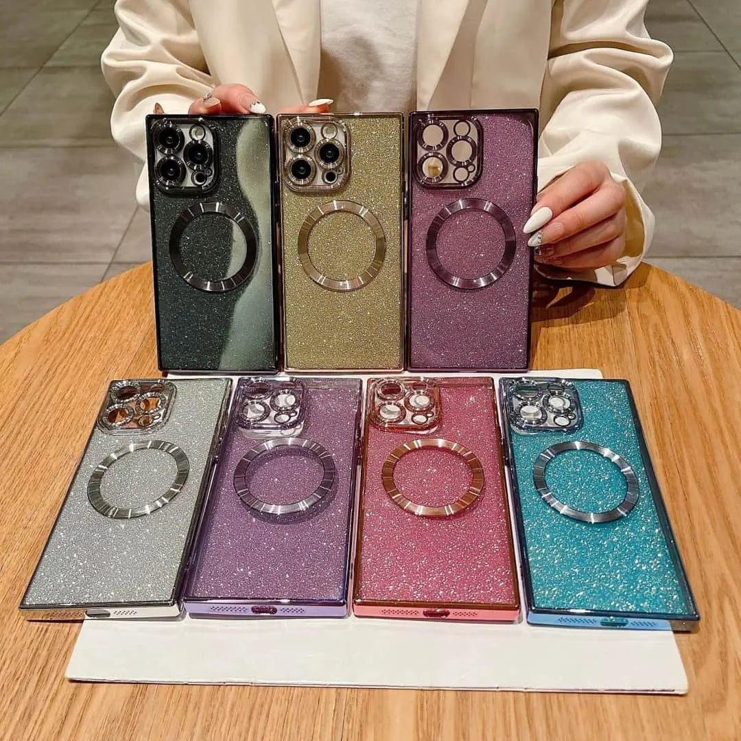 glitter phone cases
