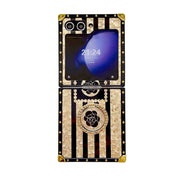 gold shiny z flip phone case