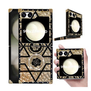 gold and balck phone case for Galaxy Z Flip 6