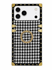 houndstooth trunk phone case