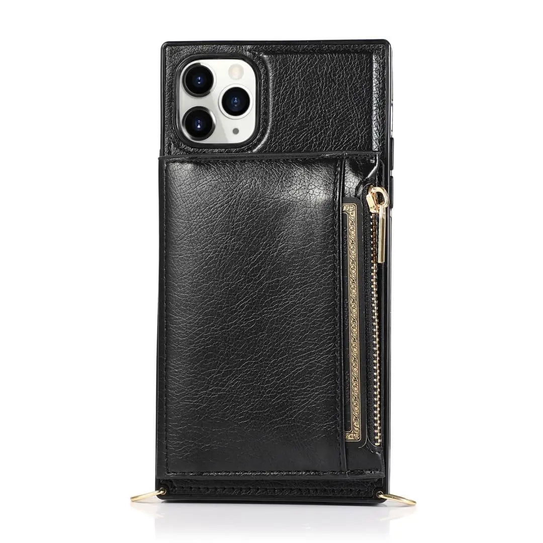 premium leather iPhone wallet