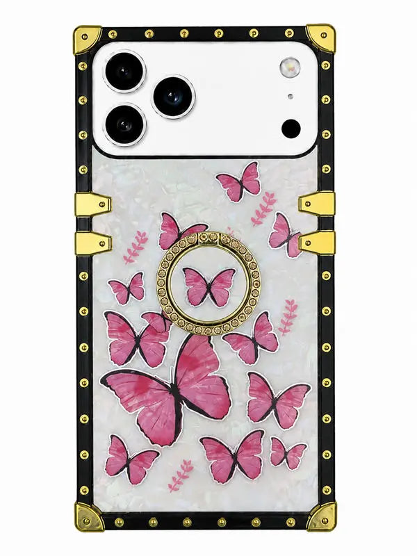 red butterfly iphone case