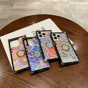 4 oil painting square trunk phone cases