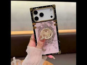 Aurora square-trunk butterfly phone case