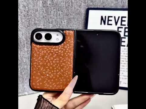 Crackle Texture Magnetic iPhone Duo Case