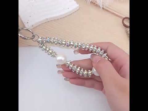 glitter phone charm