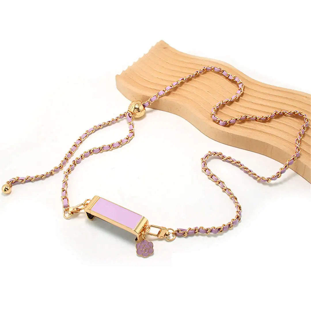 purple crossbody phone strap with phone holder