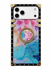 Floral square-trunk iPhone case