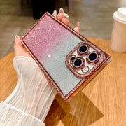 red glitter iPhone case