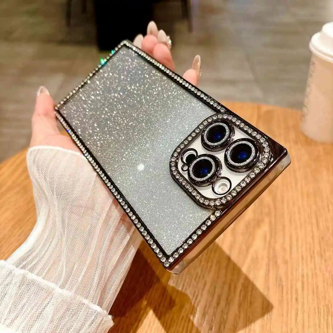 black glitter iPhone case