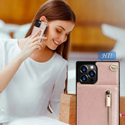 Secure phone case with wallet