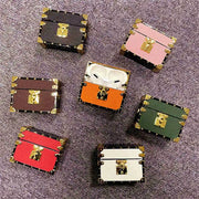 Retro trunk style headphone cases