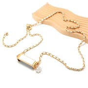 white crossbody phone strap with phone holder