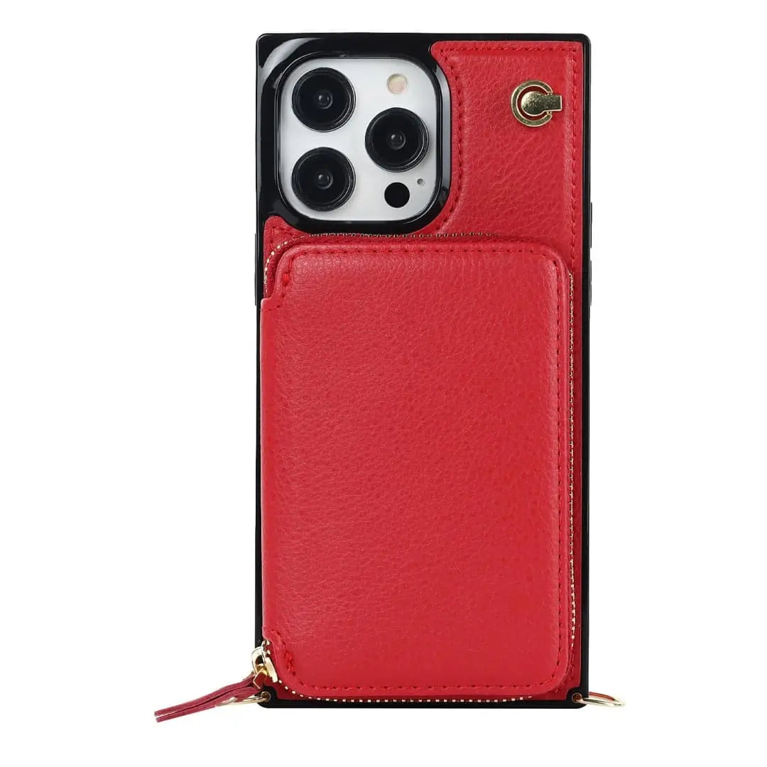 zipper pocket phone case